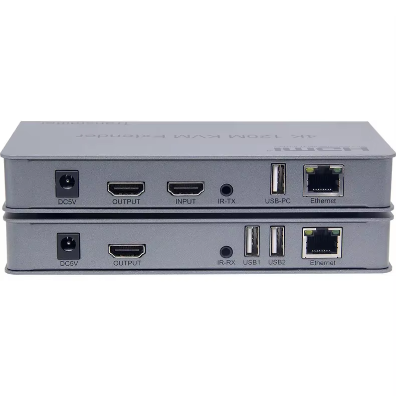 Bộ kéo dài HDMI KVM 4K 30Hz qua cáp mạng cat5/cat6 có USB HL-HDMI-120M-4K HOLINK